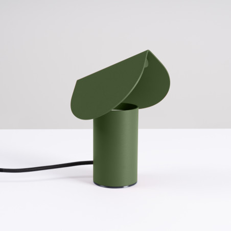 Lampa biurkowa BISCUIT zielona oliwka LED 3000K Thoro