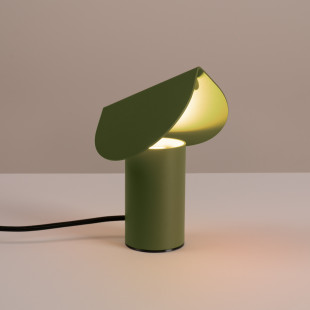 Lampa biurkowa BISCUIT zielona oliwka LED 3000K Thoro