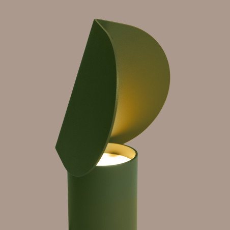 Lampa biurkowa BISCUIT zielona oliwka LED 3000K Thoro