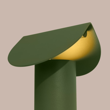 Lampa biurkowa BISCUIT zielona oliwka LED 3000K Thoro