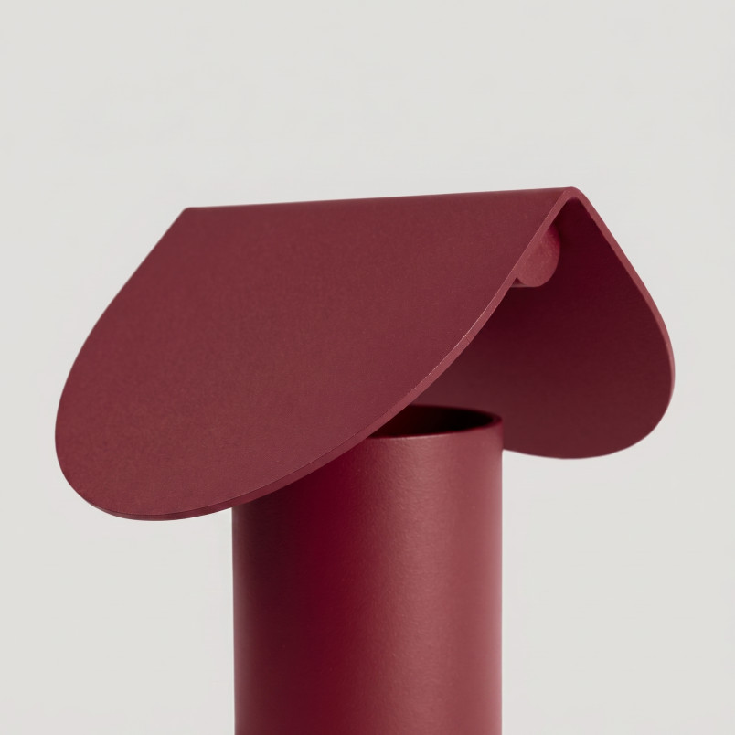 Lampa biurkowa BISCUIT burgund LED 3000K Thoro