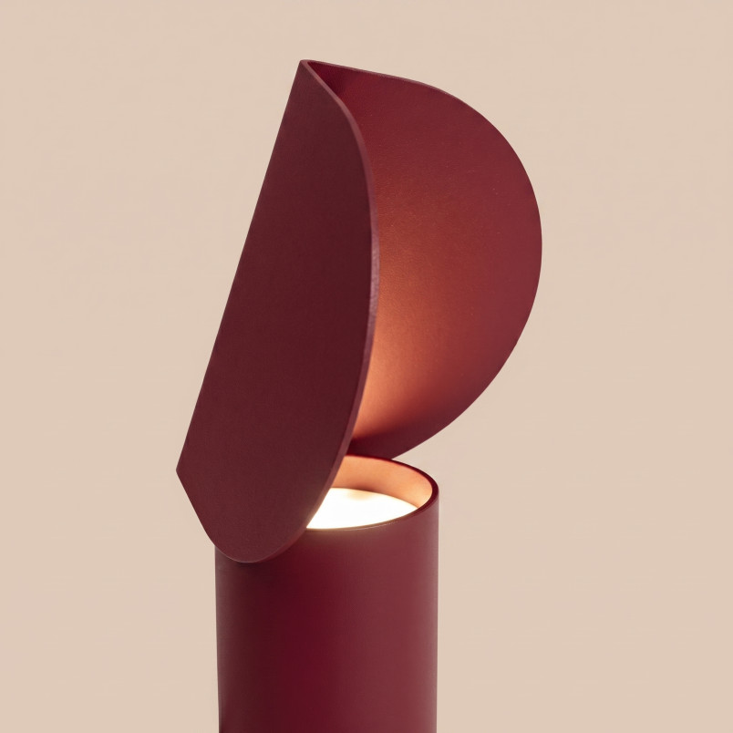 Lampa biurkowa BISCUIT burgund LED 3000K Thoro