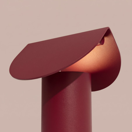 Lampa biurkowa BISCUIT burgund LED 3000K Thoro