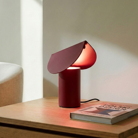 Lampa biurkowa BISCUIT burgund LED 3000K Thoro