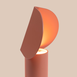 Lampa biurkowa BISCUIT brzoskwiniowy LED 3000K Thoro