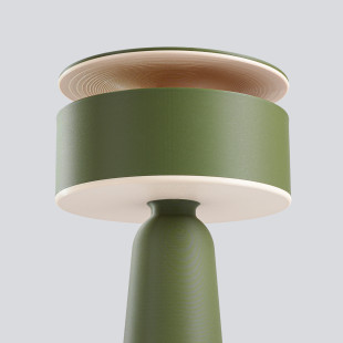 Lampa biurkowa AXO zielona oliwka Thoro