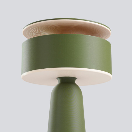 Lampa biurkowa AXO zielona oliwka Thoro