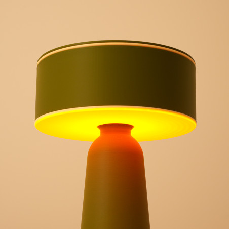 Lampa biurkowa AXO zielona oliwka Thoro