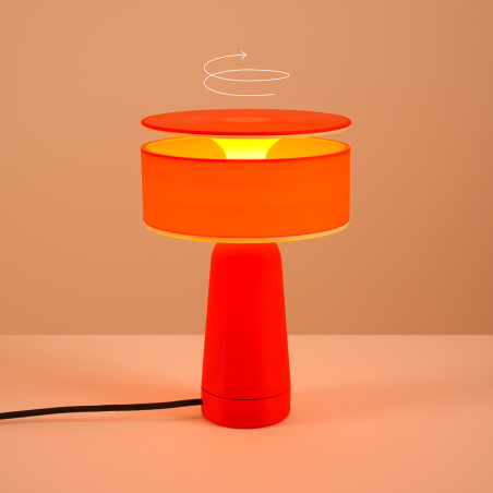 Lampa biurkowa AXO czerwona Thoro