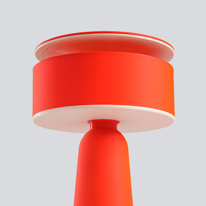 Lampa biurkowa AXO czerwona Thoro