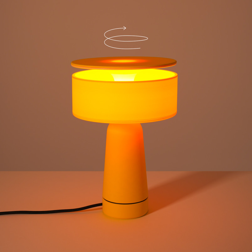 Lampa biurkowa AXO żółta Thoro