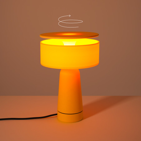 Lampa biurkowa AXO żółta Thoro