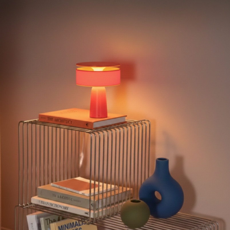 Lampa biurkowa AXO czerwona Thoro