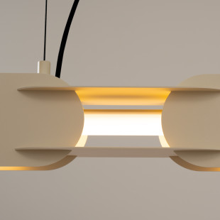 Lampa wisząca CHAIN 91 beżowa LED 3000K Thoro