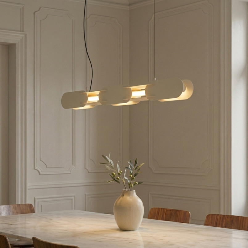 Lampa wisząca CHAIN 91 beżowa LED 3000K Thoro