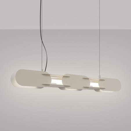 Lampa wisząca CHAIN 91 beżowa LED 4000K Thoro