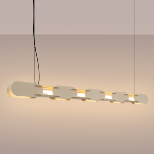 Lampa wisząca CHAIN 158 beżowa LED 3000K Thoro