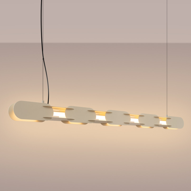 Lampa wisząca CHAIN 158 beżowa LED 3000K Thoro