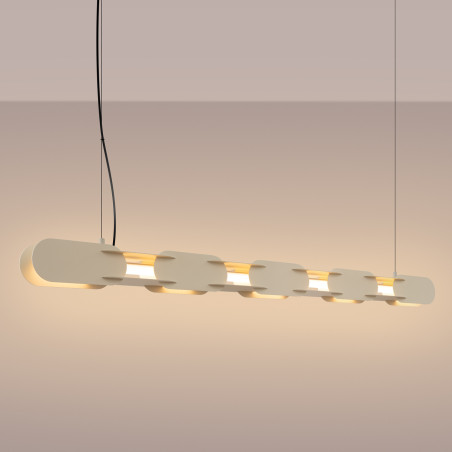 Lampa wisząca CHAIN 158 beżowa LED 3000K Thoro