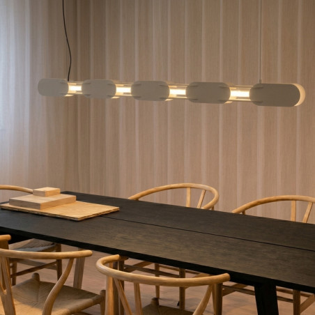 Lampa wisząca CHAIN 158 beżowa LED 3000K Thoro
