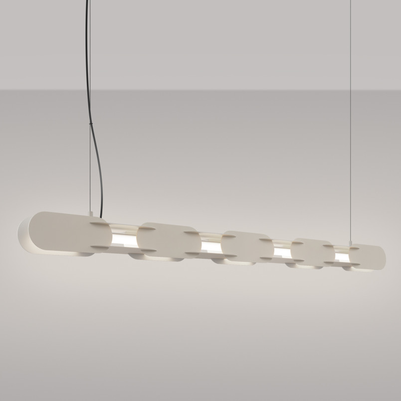 Lampa wisząca CHAIN 158 beżowa LED 4000K Thoro