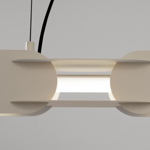 Lampa wisząca CHAIN 158 beżowa LED 4000K Thoro