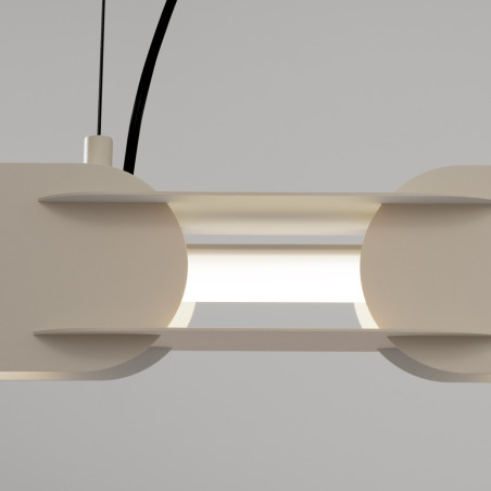 Lampa wisząca CHAIN 158 beżowa LED 4000K Thoro
