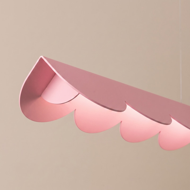 Lampa wisząca BISCUIT 130 różowa LED 3000K Thoro