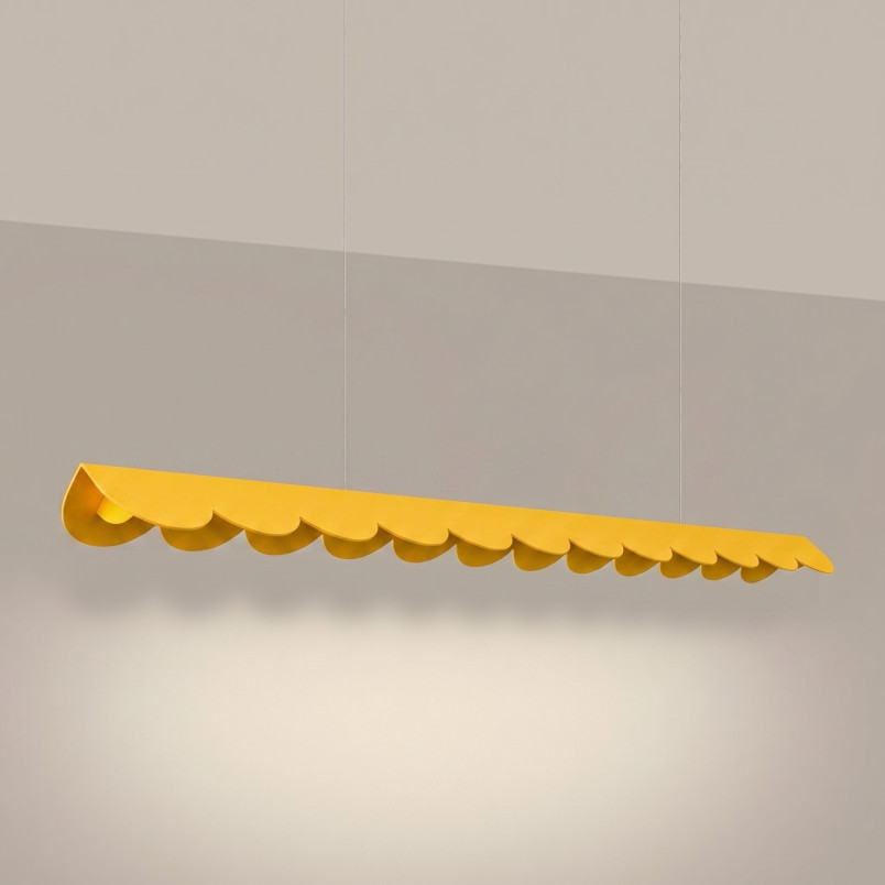 Lampa wisząca BISCUIT 130 żółta LED 3000K Thoro