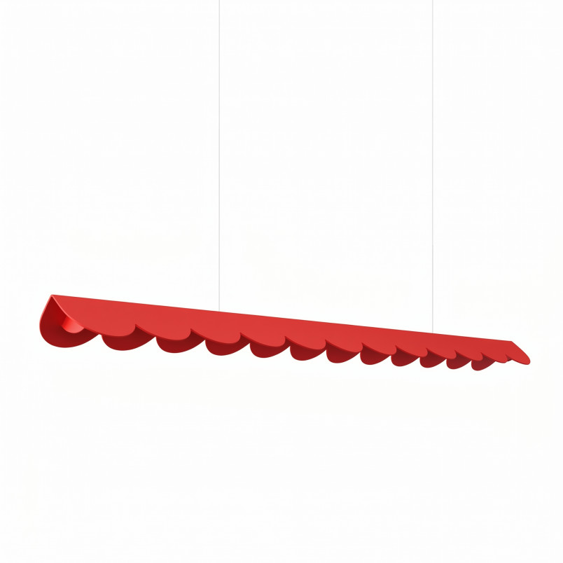 Lampa wisząca BISCUIT 130 czerwona LED 3000K Thoro