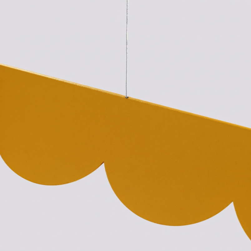 Lampa wisząca BISCUIT 130 żółta LED 3000K Thoro
