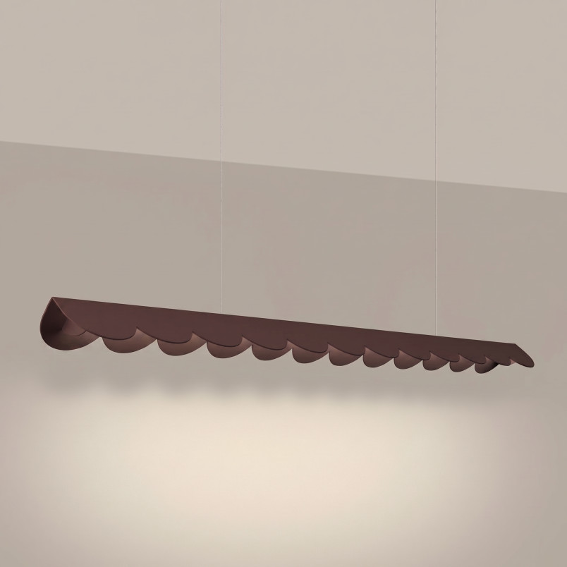 Lampa wisząca BISCUIT 130 brązowa LED 3000K Thoro