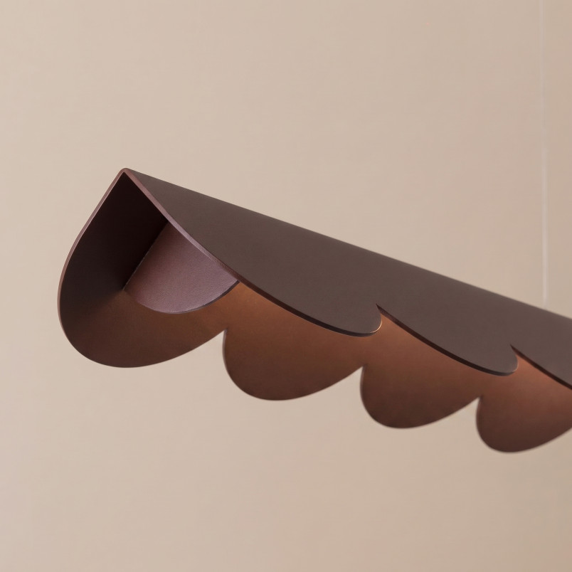 Lampa wisząca BISCUIT 130 brązowa LED 3000K Thoro