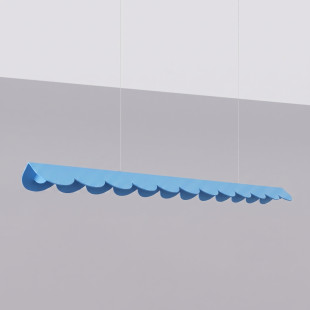 Lampa wisząca BISCUIT 130 błękitna LED 3000K Thoro