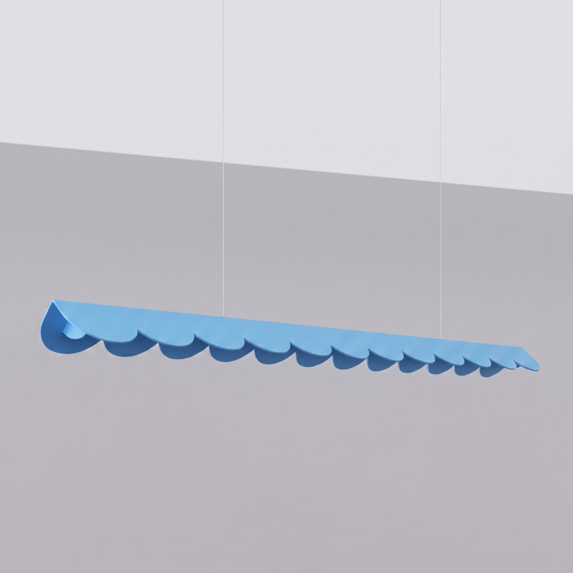 Lampa wisząca BISCUIT 130 błękitna LED 3000K Thoro