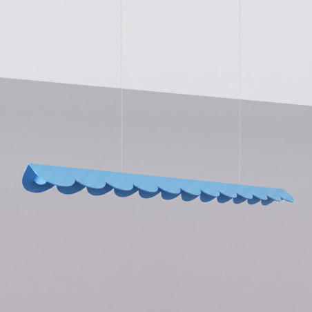 Lampa wisząca BISCUIT 130 błękitna LED 3000K Thoro