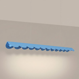 Lampa wisząca BISCUIT 130 błękitna LED 3000K Thoro
