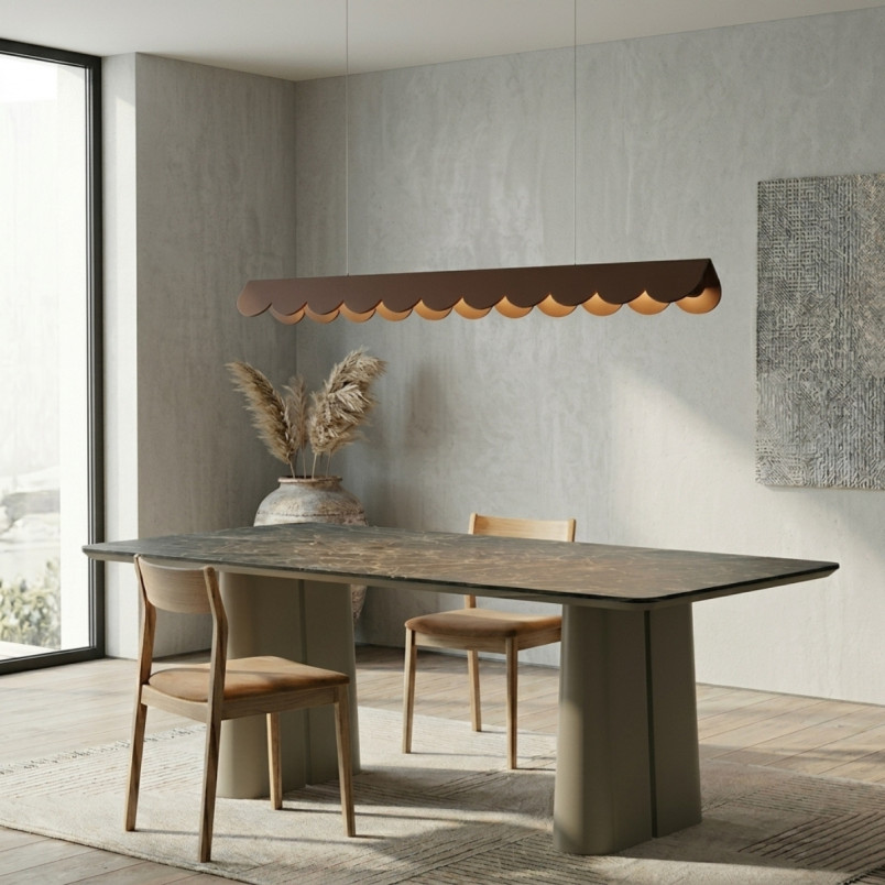 Lampa wisząca BISCUIT 130 brązowa LED 3000K Thoro