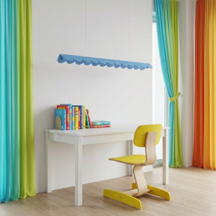 Lampa wisząca BISCUIT 130 błękitna LED 3000K Thoro