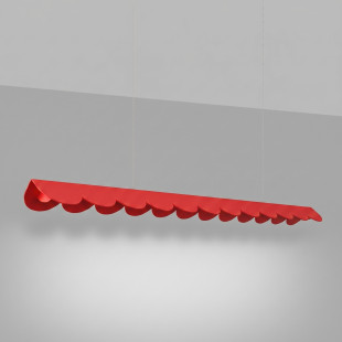 Lampa wisząca BISCUIT 130 czerwona LED 4000K Thoro