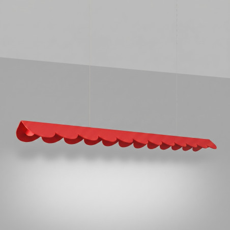 Lampa wisząca BISCUIT 130 czerwona LED 4000K Thoro
