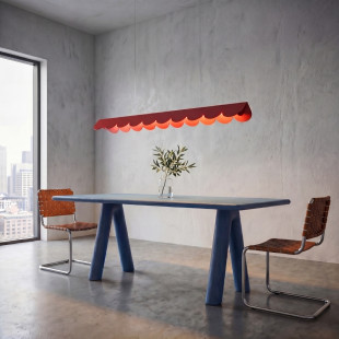 Lampa wisząca BISCUIT 130 czerwona LED 4000K Thoro