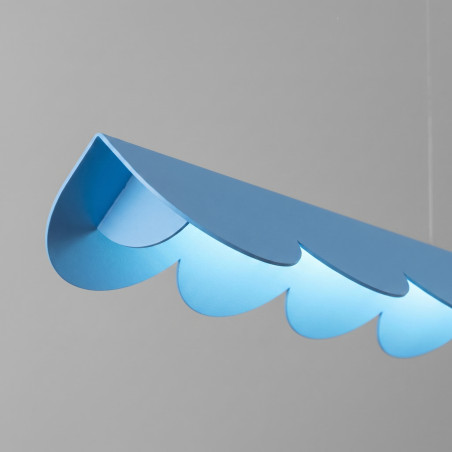Lampa wisząca BISCUIT 130 błękitna LED 4000K Thoro
