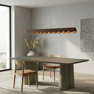 Lampa wisząca BISCUIT 130 brązowa LED 4000K Thoro