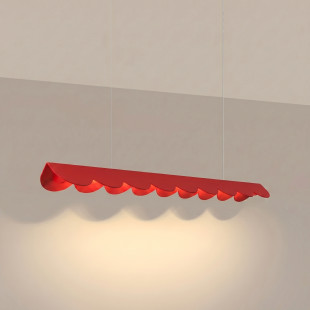 Lampa wisząca BISCUIT 100 czerwona LED 3000K Thoro
