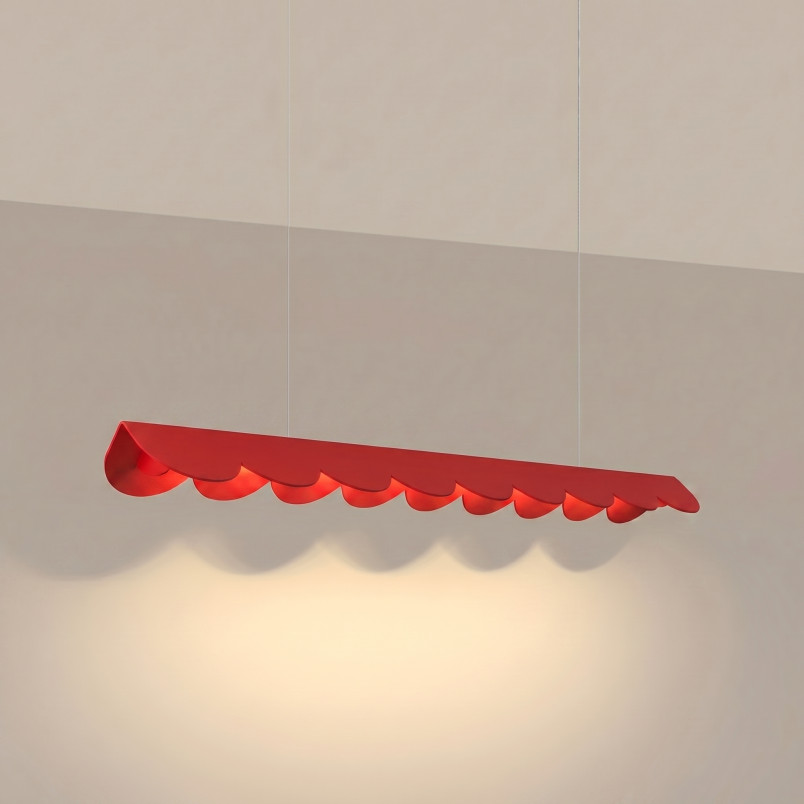 Lampa wisząca BISCUIT 100 czerwona LED 3000K Thoro