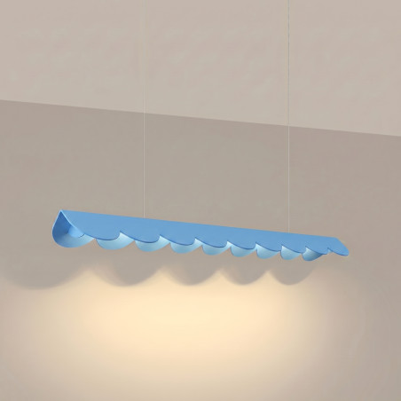 Lampa wisząca BISCUIT 100 błękitna LED 3000K Thoro