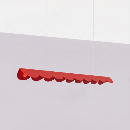 Lampa wisząca BISCUIT 100 czerwona LED 4000K Thoro