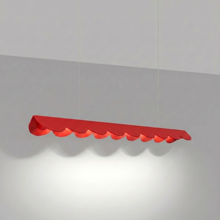 Lampa wisząca BISCUIT 100 czerwona LED 4000K Thoro