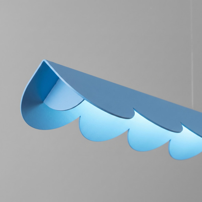 Lampa wisząca BISCUIT 100 błękitna LED 4000K Thoro